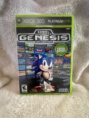 Sonic's Ultimate Genesis Collection (Microsoft Xbox 360, 2009) CIB w/ Manual.